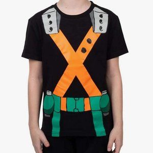 4/20 NWT My Hero Academia Anime Cartoon Shirt Youth Boys Cosplay Graphic Tee (S)